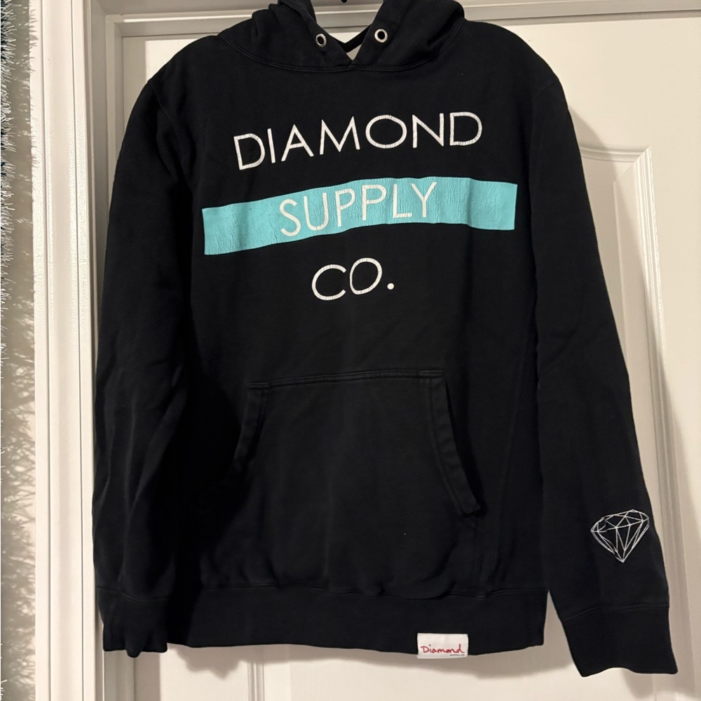 Diamond Supply Co. Black and Blue Sweatshirt